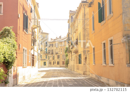 イタリアのボローニャにある伝統的な建物 132782115