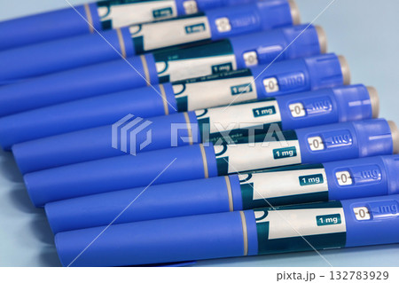 Ozempic medicine concept for diabetes and weight loss 132783929