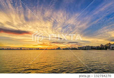 West Lake Sunset, Hanoi 132784270