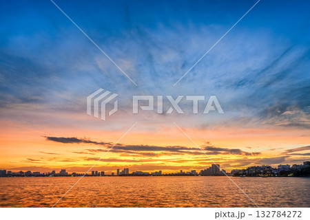 West Lake Sunset, Hanoi 132784272