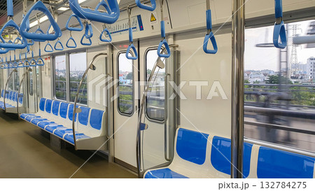 Seatings Onboard MTR Train In Ho Chi Minh City, Vietnam. 132784275