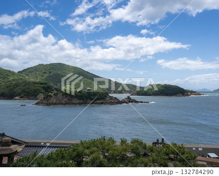 福山市の弁天島の景色 132784290
