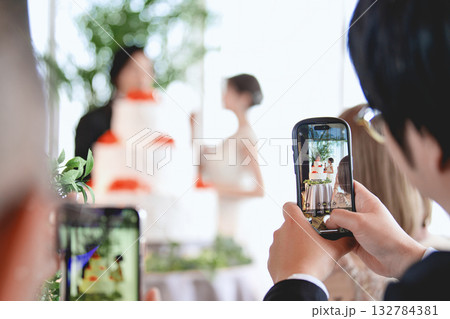 ウェディング　披露宴　ファーストバイト 132784381