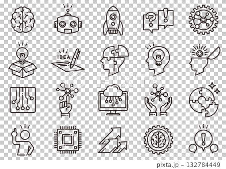 Idea & Thinking Icons 01 Idea & Thinking Icons 132784449