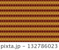 秋色のダイヤ柄の背景素材 132786023