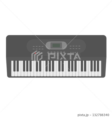 電子ピアノのイラスト 132786340