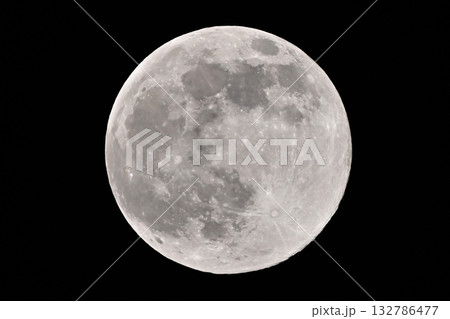 月　満月   SUPER MOON アルテミス計画　Artemis program 132786477