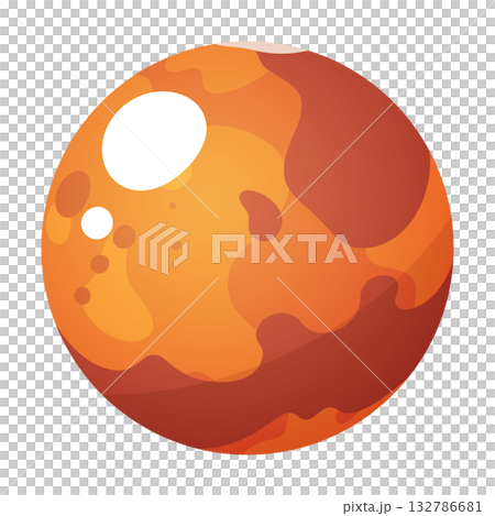 かわいい火星のイラスト 132786681