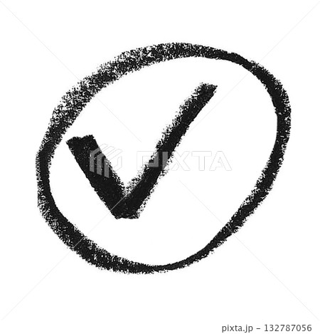 The symbol is a sign of approval 132787056