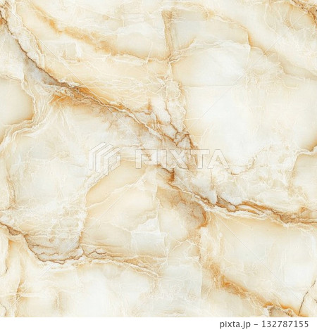 seamless cream marble texture with light brown veining 132787155