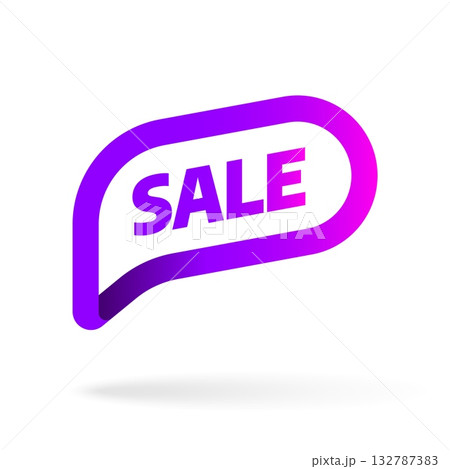 Sale banner template design. Special offer. Vector illustration. 132787383