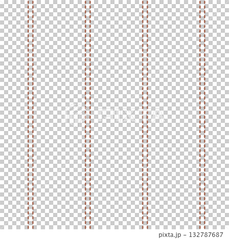 Seamless pattern with illustration burgundy vertical stripes in the form of line of threads or seam. Repeat ornament with dark red abstract striped geometric design. Minimalist background for textile 132787687