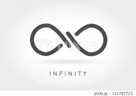 Limitless icon. Abstract simple mathematical sign Isolated on White Background. Infinity symbol Limitless icon. Abstract simple mathematical sign Isolated on White Background. Infinity symbol 132787723