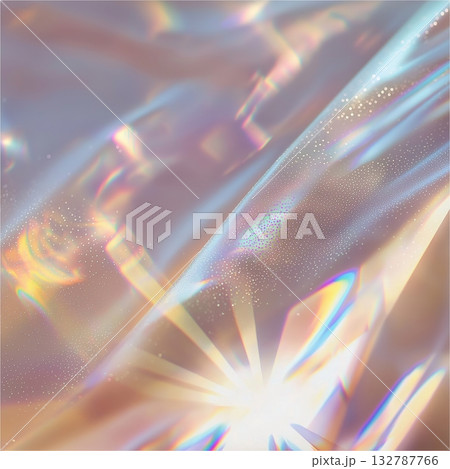Ethereal iridescent light refraction and soft holographic patterns Ethereal iridescent light refraction and soft holographic patterns 132787766