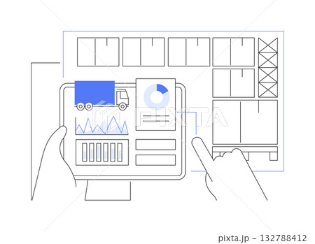 Reports and analytics isolated cartoon vector illustrations. Reports and analytics isolated cartoon vector illustrations. 132788412