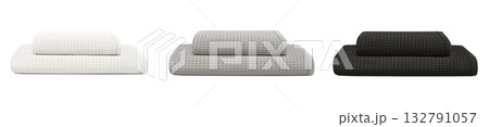 Minimalist neutral hotel spa towels 132791057