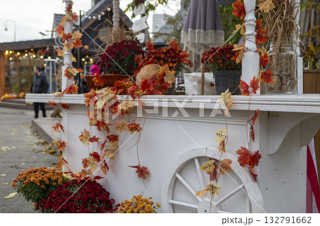 gazebo on wheels, agricultural exhibition, Thanksgiving, Harvest Day 132791662