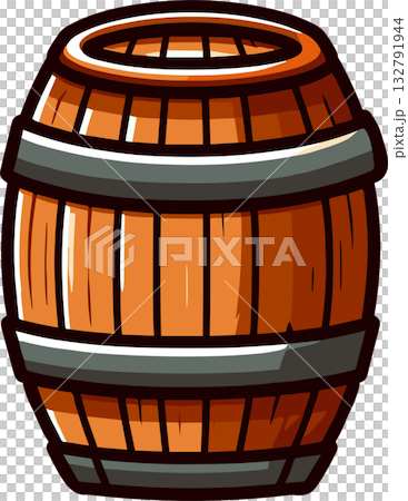 簡單的桶狀插圖 簡單的桶狀插圖 132791944