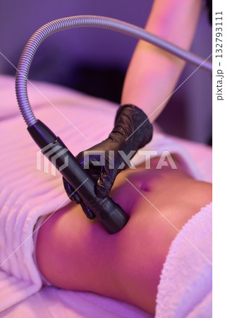 In a clinical setting, a medical device is utilized for therapy or treatment purposes 132793111