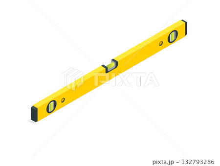 Yellow building level isolated on white background. Stock illustration Yellow building level isolated on white background. Stock illustration 132793286