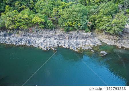 宇治川風景　京都府宇治市 132793288