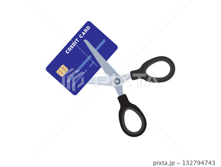 Credit Card Cutting stock illustration Credit Card Cutting stock illustration 132794743