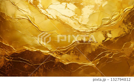 Gold texture background wall, Luxury and beautiful 132794812