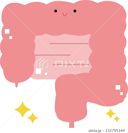 元気な腸のイラスト 元気な腸のイラスト 132795344