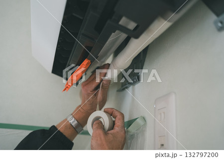 installation of an air conditioner 132797200