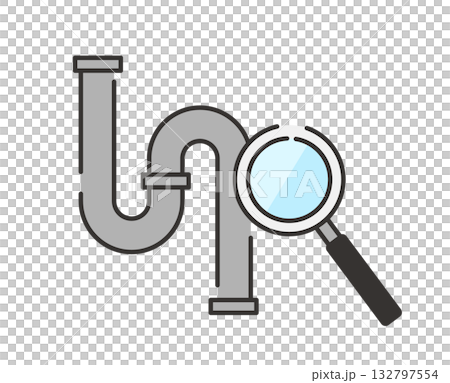 水漏れ調査・トラブル診断のイラスト素材 132797554