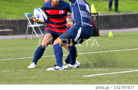 ラグビー、高校ラグビー 132797877
