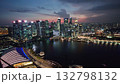 マリーナベイサンズから見た夜景 132798132