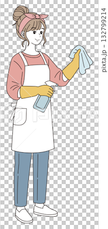 Woman 01 to clean 132799214