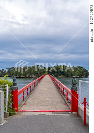 松島の福浦島にかかる福浦橋の風景 松島の福浦島にかかる福浦橋の風景 132799672
