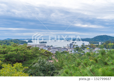 日本三景に数えられる松島の風景 132799687
