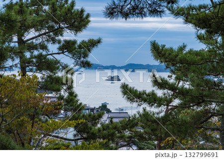 日本三景に数えられる松島の風景 132799691