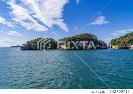 日本三景に数えられる松島の桂島の風景 132799715