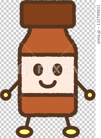 Character-style single icon illustration: Vaccine Character-style single icon illustration: Vaccine 132799831