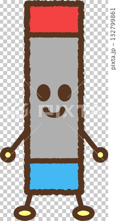 キャラクター風の単品アイコンイラスト I字磁石 キャラクター風の単品アイコンイラスト I字磁石 132799861