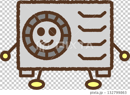 人物風格單圖示插圖：戶外單元 132799863