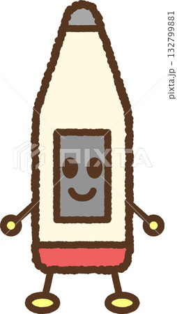 キャラクター風の単品アイコンイラスト 体温計 キャラクター風の単品アイコンイラスト 体温計 132799881