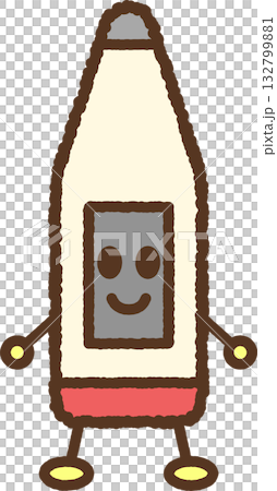 キャラクター風の単品アイコンイラスト 体温計 キャラクター風の単品アイコンイラスト 体温計 132799881