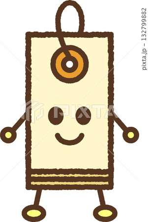 キャラクター風の単品アイコンイラスト　単語帳 132799882