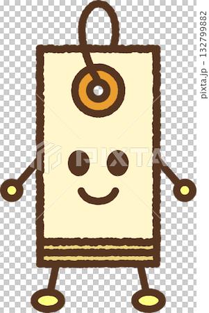 キャラクター風の単品アイコンイラスト　単語帳 132799882