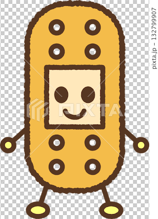 Character-style single icon illustration: Bandage 132799907