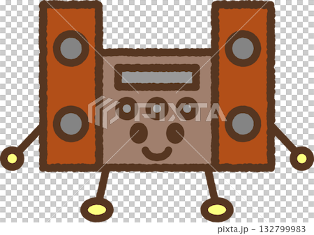 角色風格單圖示插圖立體 角色風格單圖示插圖立體 132799983