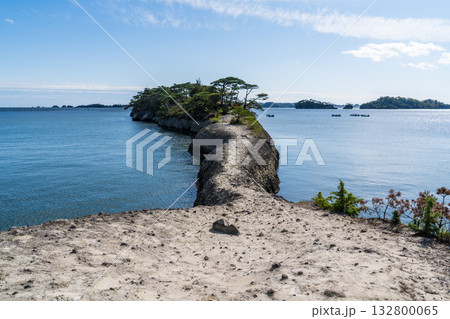 日本の宮城県にある松島の馬の背の風景 日本の宮城県にある松島の馬の背の風景 132800065