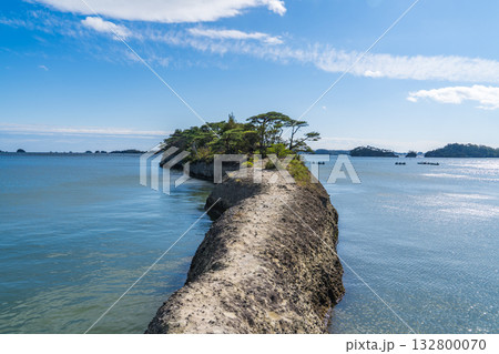 日本の宮城県にある松島の馬の背の風景 日本の宮城県にある松島の馬の背の風景 132800070