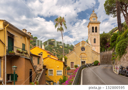 San Martino church in Portofino Italy San Martino church in Portofino Italy 132800595