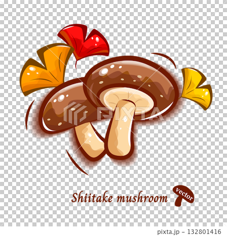 可愛的香菇插畫 | 蘑菇普普藝術 132801416